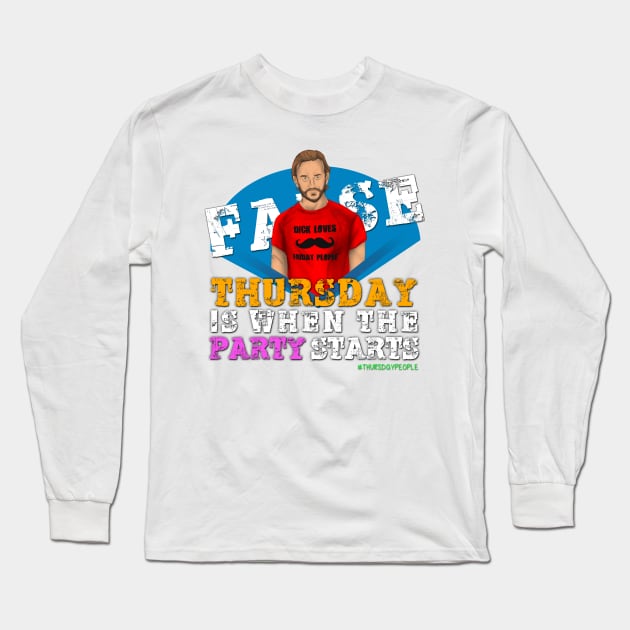 Thursday People Long Sleeve T-Shirt by potatonomad